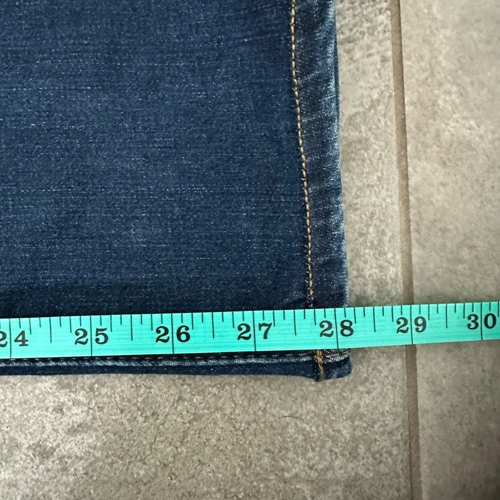 NYDJ Dark Blue Straight Leg Jeans - Picture 5 of 6